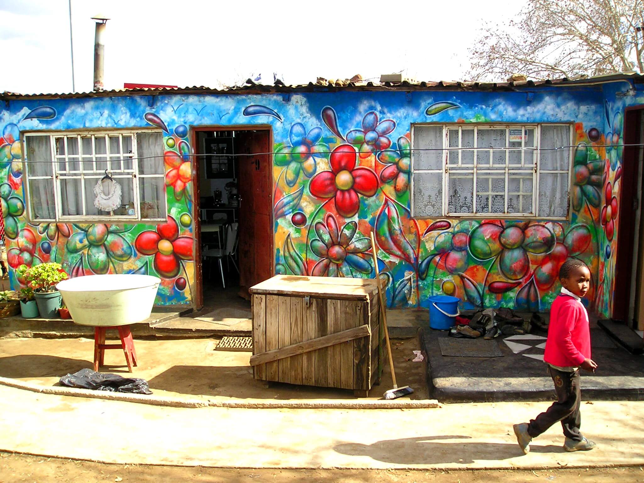 street-art-house-soweto Arte urbano en Soweto