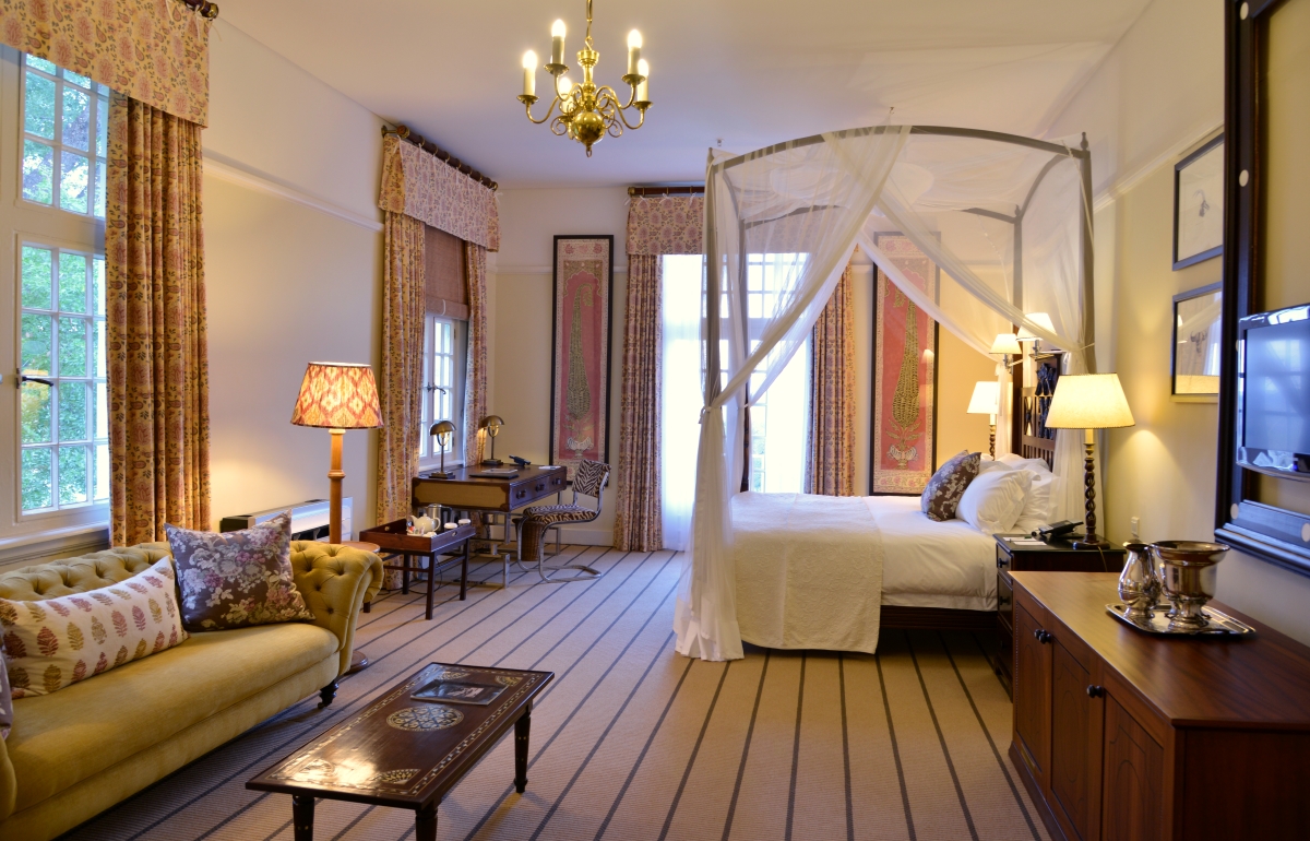 Victoria-Falls-Hotel-deluxe-room Guests at Victoria Falls Hotel can choose from a delightful array of room options