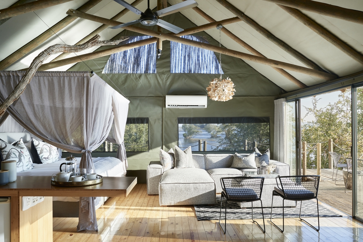 Victoria-Falls-River-Lodge-luxury-tented-suite You'll be swept away by the luxury tented suites