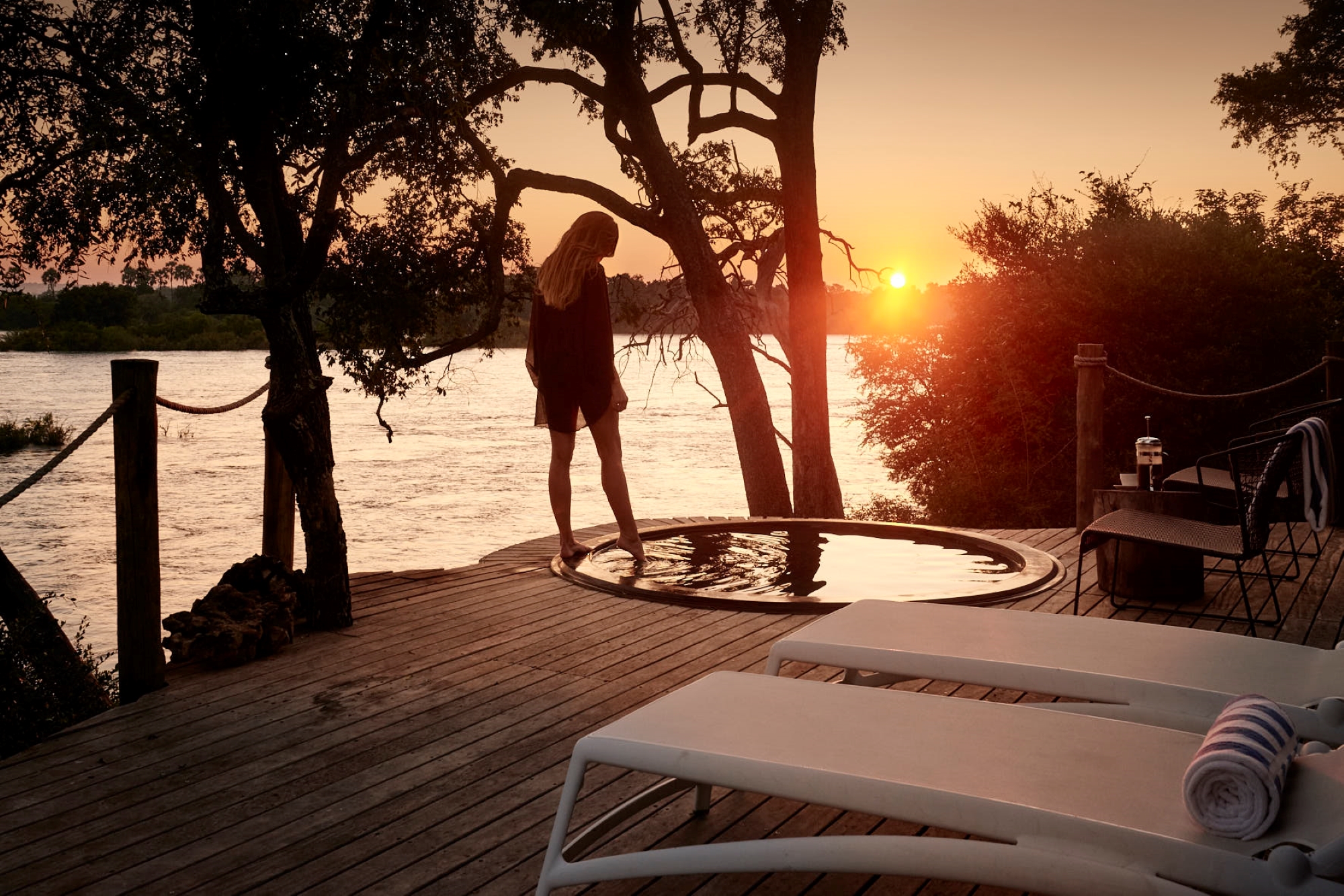 Victoria-Falls-River-Lodge-private-deck A guide to your Zambezi National Park safari