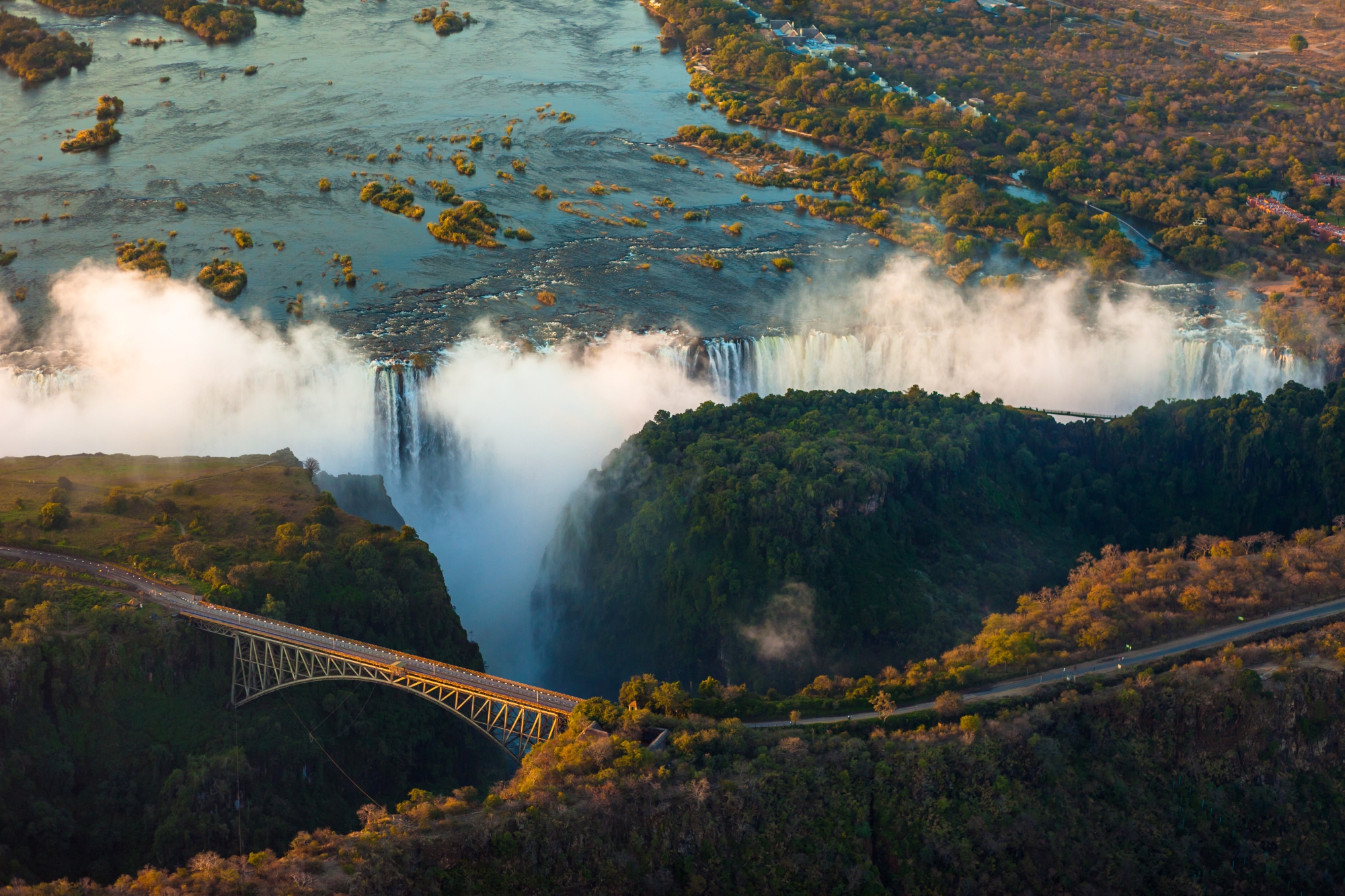 Victoria-falls The Victoria Falls presents a spectacular sight of awe-inspiring beauty